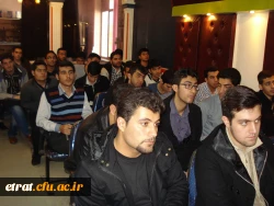 حضور جناب اقای تقوی رئیس گزینش شهرستانهای استان تهران در بین دانشجویان