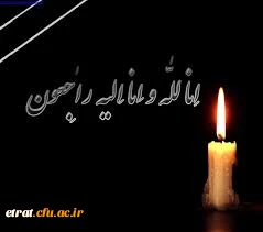 پیام تسلیت به همکار گرامی