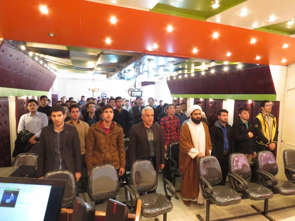 حضور امام جمعه محترم شهر واوان در مرکز 3