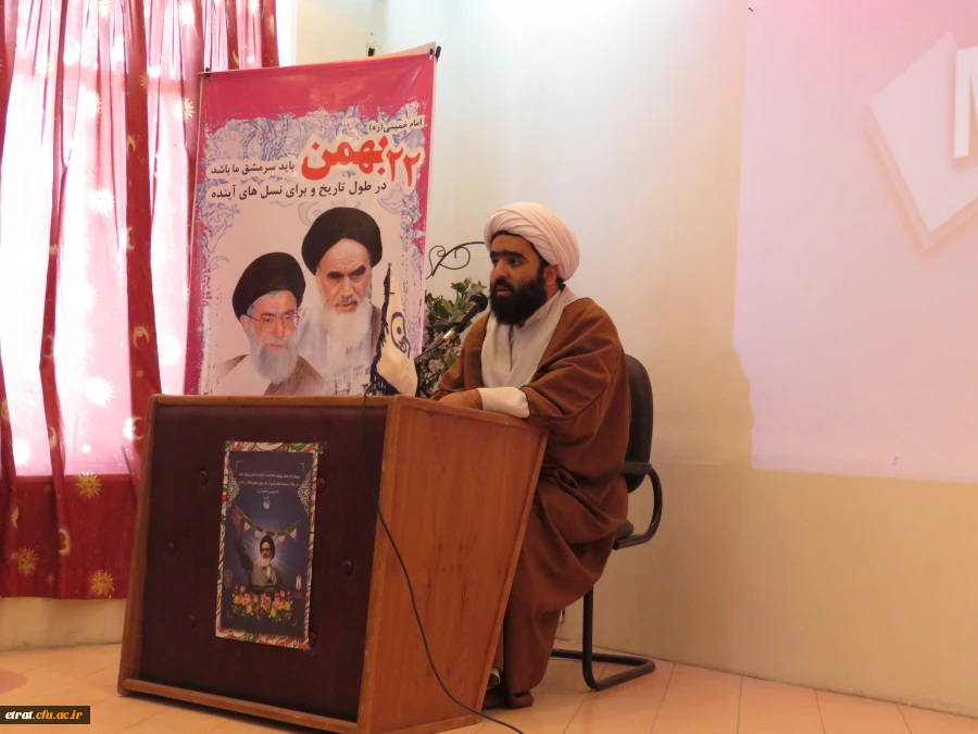 حضور امام جمعه محترم شهر واوان در مرکز 5