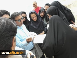 بازدید علمی دانشجویان علوم تجربی از مسیر جاده هزار تا امامزاده هاشم 2