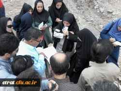 بازدید علمی دانشجویان علوم تجربی از مسیر جاده هزار تا امامزاده هاشم 7