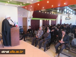 حضور نمازجمعه محترم واوان حجة السلام و المسلمین حاج آقا نوروزی در مرکز به مناسبت هفته وحدت  2