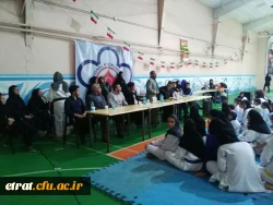 برگزاری چهارمین دوره مسابقات قهرمان کشوری بانوان کاراته سبک کیوکوشین کاری درمرکز 4