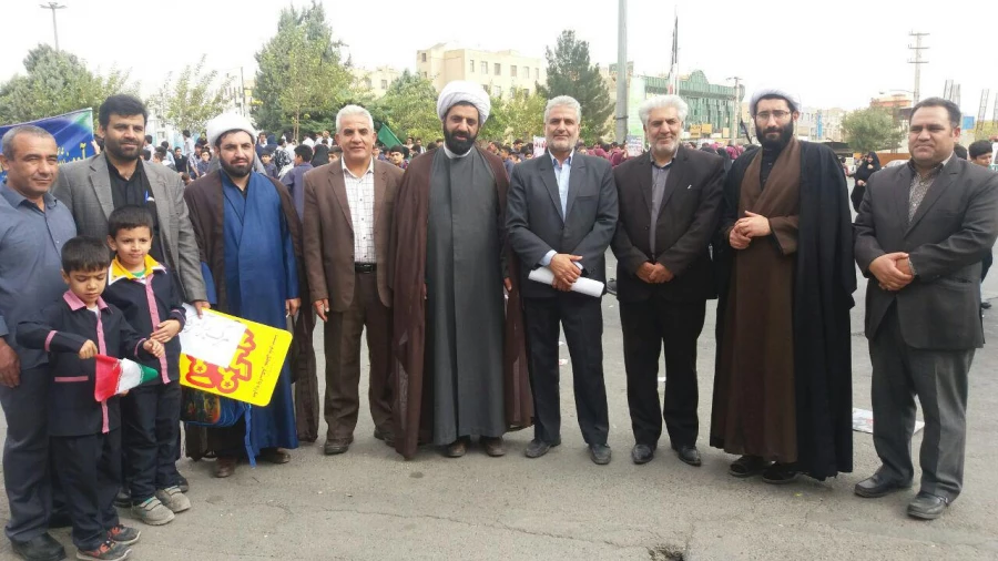 شرکت در راهپیمایی یوم الله 13 آبان 5