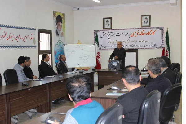 برگزاری کارگاه مقاله نویسی در اداره فرهنگ و ارشاد اسلامی اسلامشهر 7