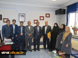 مراسم تجلیل از همکار بازنشسته با حضور سرپرست محترم مدیریت امور پردیس های استان تهران 5