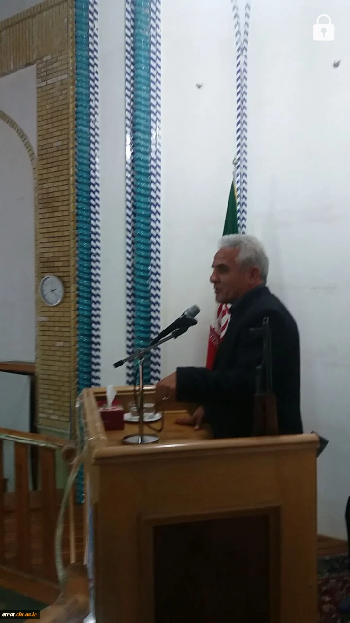 ایراد سخنرانی سرپرست مرکز در مراسم نماز جمعه شهرستان واوان 3
