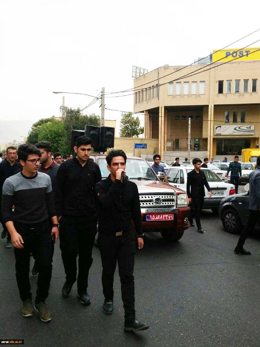 اجتماع عظیم دانشجو معلمان استان تهران از پردیس شهید مفتح شهر ری تا حرم حضرت عبدالعظیم حسنی 4