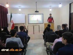 به نمایش گذاشتن آثار فرهنگی دانشجویان به مناسبت هفته آموزش 2