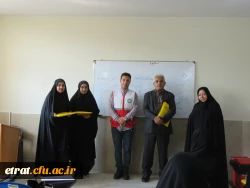 مراسم استقبال و تجلیل از اساتید و دانشجویان زائر کربلای معلی و عتبات عالیات
 8