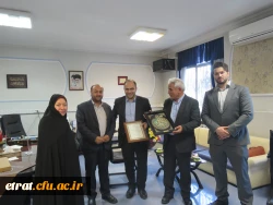 حضور رئیس محترم شورای اسلامی شهرستان اسلامشهر و هیئت همراه درمرکز 4