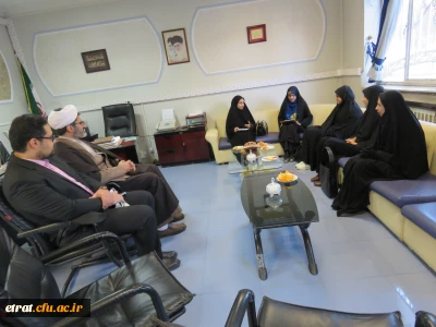 بازدید حجه الاسلام و المسلمین  آقای ماسوری رئیس  محترم اداره گسترش و فرهنگ دینی و اخلاقی سازمان مرکزی دانشگتاه فرهنگیان و آقای عربان  کارشناس محترم آن اداره  از مرکز آموزش عالی فرهنگیان عترت