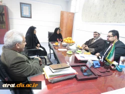 بازدید حجه الاسلام و المسلمین  آقای ماسوری رئیس  محترم اداره گسترش و فرهنگ دینی و اخلاقی سازمان مرکزی دانشگتاه فرهنگیان و آقای عربان  کارشناس محترم آن اداره  از مرکز آموزش عالی فرهنگیان عترت 4