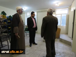 بازدید حجه الاسلام و المسلمین  آقای ماسوری رئیس  محترم اداره گسترش و فرهنگ دینی و اخلاقی سازمان مرکزی دانشگتاه فرهنگیان و آقای عربان  کارشناس محترم آن اداره  از مرکز آموزش عالی فرهنگیان عترت 6