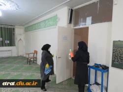 ضدعفونی کردن مرکز در جهت پیشگیری از ویروس کرونا 2