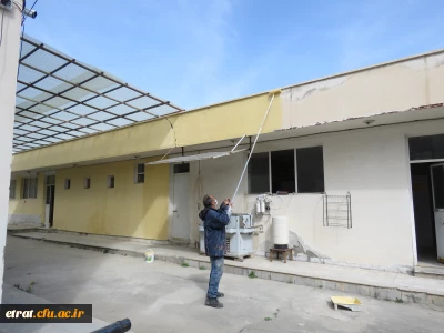 زیباسازی فضای سبز و نقاشی دیوار ساختمانهای آموزشی و رفاسی