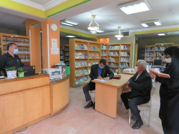 حضور جناب آقای دکتر احمدی معاون محترم اداره کل نظارت، ارزیابی و تضمین کیفیت دانشگاه فرهنگیان در مرکز 3