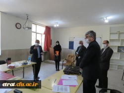 حضور جناب آقای دکتر انصاری راد معاونت محترم دانشجویی دانشگاه فرهنگیان در مرکز 2