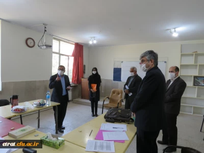 حضور جناب آقای دکتر انصاری راد معاونت محترم دانشجویی دانشگاه فرهنگیان در مرکز