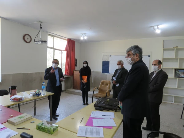 حضور جناب آقای دکتر انصاری راد معاونت محترم دانشجویی دانشگاه فرهنگیان در مرکز 2