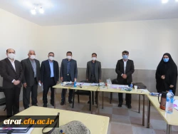 حضور جناب آقای دکتر انصاری راد معاونت محترم دانشجویی دانشگاه فرهنگیان در مرکز 3