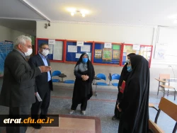 حضور جناب آقای دکتر انصاری راد معاونت محترم دانشجویی دانشگاه فرهنگیان در مرکز 4