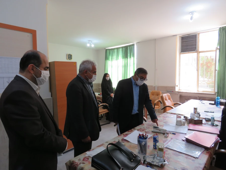 حضور جناب آقای دکتر انصاری راد معاونت محترم دانشجویی دانشگاه فرهنگیان در مرکز 5