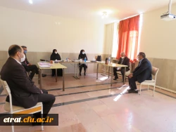 حضور جناب آقای دکتر انصاری راد معاونت محترم دانشجویی دانشگاه فرهنگیان در مرکز 6