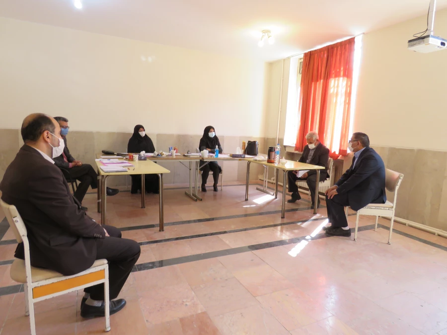 حضور جناب آقای دکتر انصاری راد معاونت محترم دانشجویی دانشگاه فرهنگیان در مرکز 6