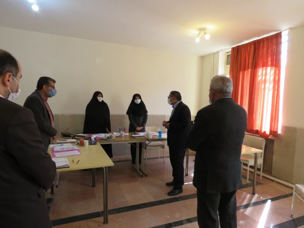 حضور جناب آقای دکتر انصاری راد معاونت محترم دانشجویی دانشگاه فرهنگیان در مرکز 7