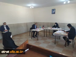 بازدید رئیس محترم  اداره استخدام حقوق و مزایای سازمان مدیریت و برنامه ریزی استان تهران 2