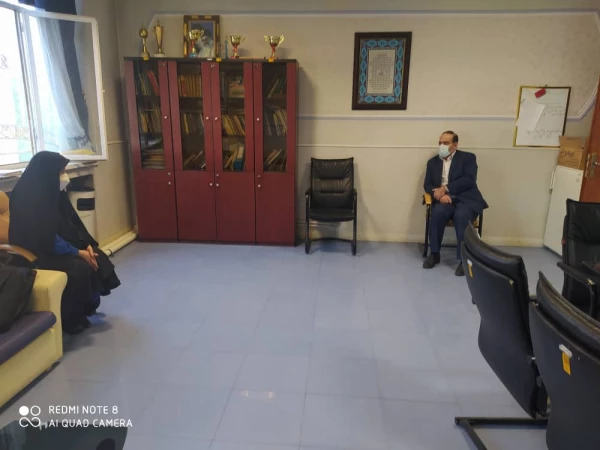 بازدید رئیس محترم  اداره استخدام حقوق و مزایای سازمان مدیریت و برنامه ریزی استان تهران 5