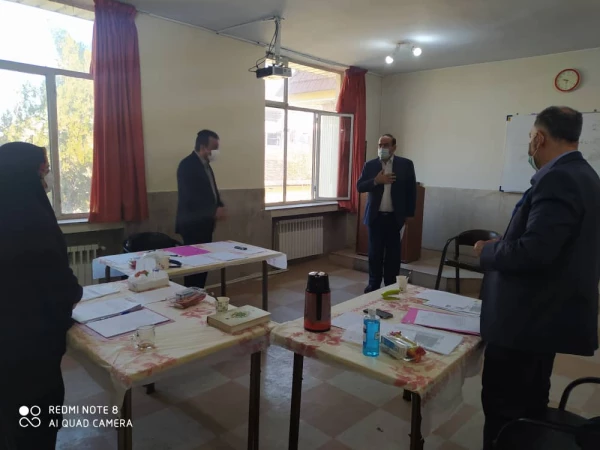 بازدید رئیس محترم  اداره استخدام حقوق و مزایای سازمان مدیریت و برنامه ریزی استان تهران 6