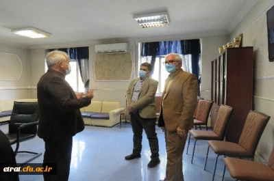 گزارش بازدید نمایندگان محترم اداره کل حراست دانشگاه فرهنگیان از مرکز