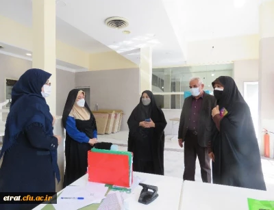 بازدید کارشناس محترم آموزش و سنجش صلاحیت های حرفه ای مدیریت امور پردیس های استان تهران