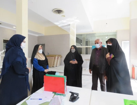 بازدید کارشناس محترم آموزش و سنجش صلاحیت های حرفه ای مدیریت امور پردیس های استان تهران 2