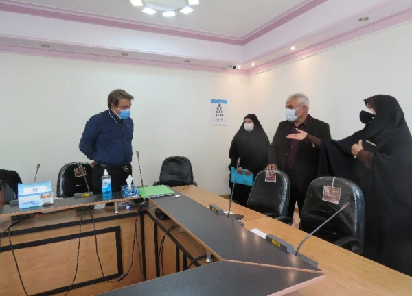 بازدید کارشناس محترم آموزش و سنجش صلاحیت های حرفه ای مدیریت امور پردیس های استان تهران 3