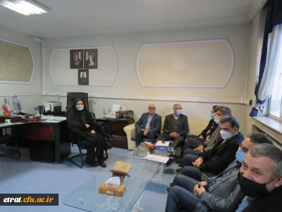 بازدید معاون توسعه منابع و امور دانشجویی مدیریت امور پردیس های استان تهران 