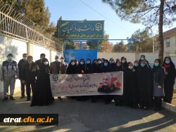 همایش پیاده روی کارکنان و دانشجویان مرکز عترت به مناسبت گرامیداشت دومین سال شهادت سردار دلها حاج  قاسم سلیمانی 2