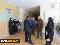 بازدید جناب آقای دکتر انصاری راد، معاون محترم دانشجویی دانشگاه فرهنگیان از مرکز عترت 6