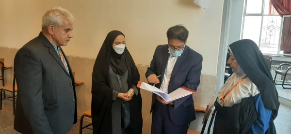 حضور معاون محترم  امور آموزشی،فرهنگی و پژوهشی مدیریت امور پردیس های استان تهران در مرکز عترت 2