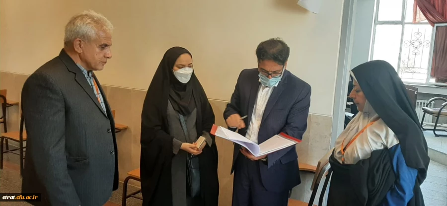 حضور معاون محترم  امور آموزشی،فرهنگی و پژوهشی مدیریت امور پردیس های استان تهران در مرکز عترت 2