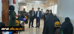 حضور معاون محترم  امور آموزشی،فرهنگی و پژوهشی مدیریت امور پردیس های استان تهران در مرکز عترت 4