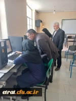 حضور جناب آقای دکتر انصاری راد معاون محترم دانشجویی در مرکز عترت 2