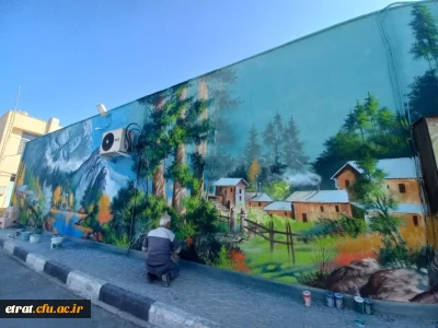 زیبا سازی محوطه داخلی مرکز توسط شهرداری ناحیه 2 اسلامشهر