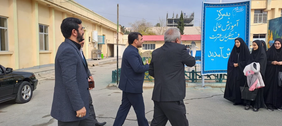 حضور فرماندار محترم شهرستان اسلامشهر جناب آقای مهندس حسین حبیبی، جناب آقای دکتر اسدی و آقای قنبری در مرکز 6