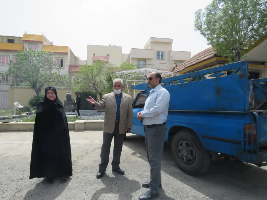 آسفالت محوطه آموزشی و رفاهی مرکز 2