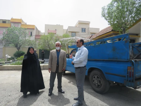 آسفالت محوطه آموزشی و رفاهی مرکز 3