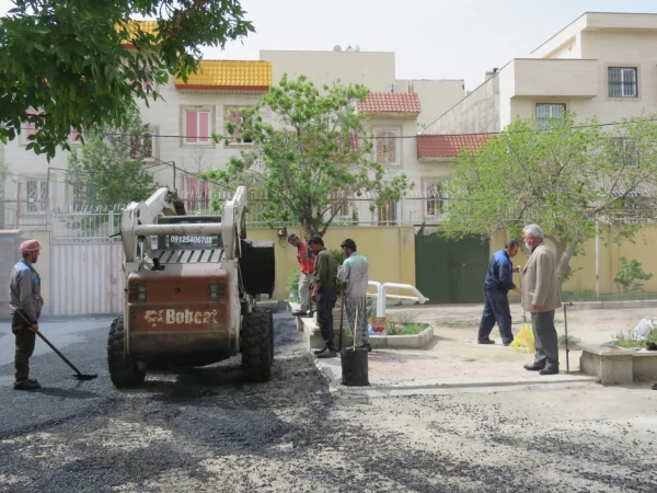 آسفالت محوطه آموزشی و رفاهی مرکز 5